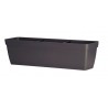 MACETA RECTANGULAR 60CM ANTRACITA CON DEPOSITO DE AGUA ARTPLAST