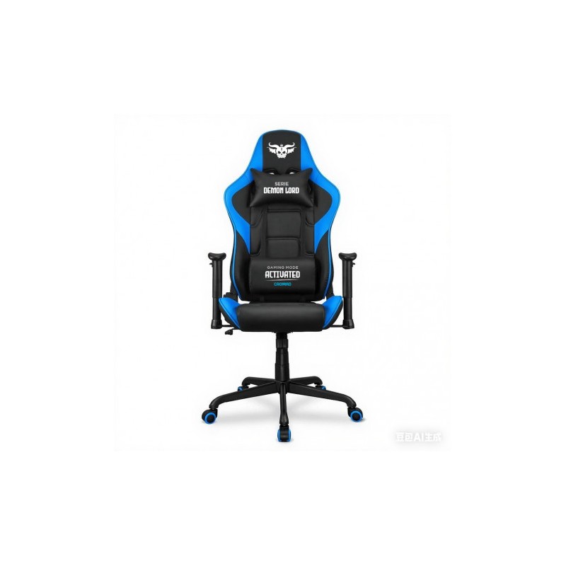SILLA GAMING SERIE DEMON LORD AZUL CROMAD