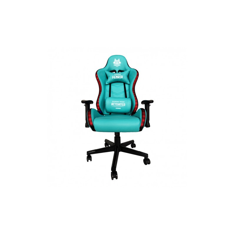 SILLA GAMING RGB SERIE FENRIR VERDE...