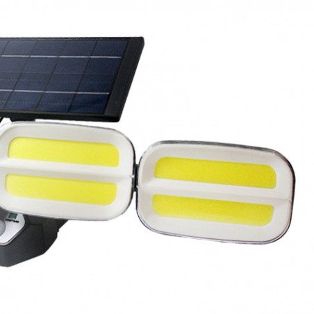 FOCO SOLAR CUÁDRUPLE CON SENSOR 800LM ELBAT
