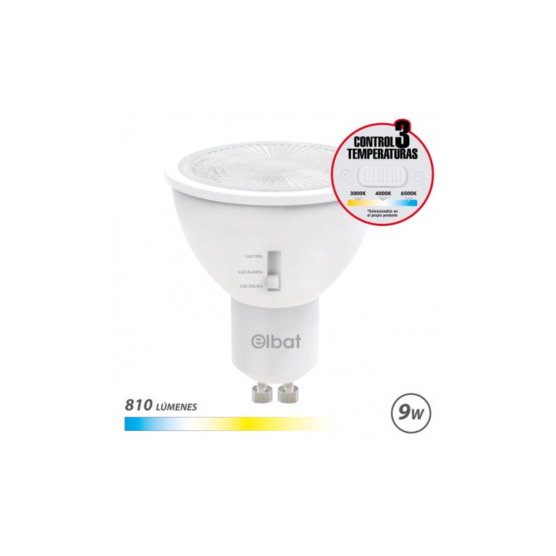 BOMBILLA LED GU10 | 9W | 810LM | LUZ...