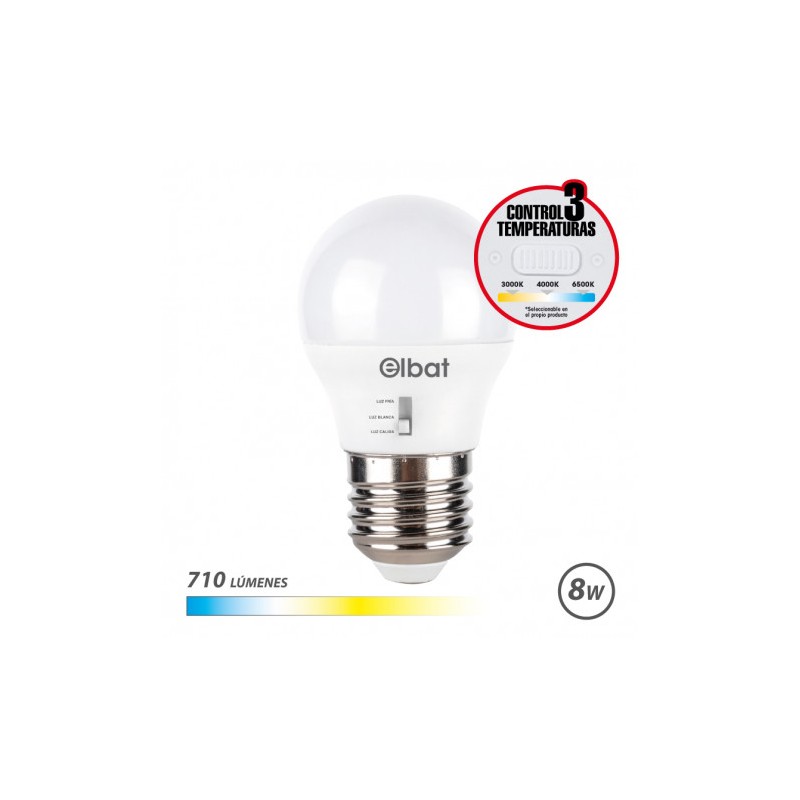 BOMBILLA LED G45 | 8W | 710LM | E27 |...