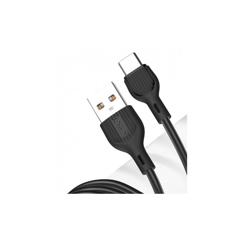 CABLE 2.1A USB A TIPO C 2 METROS NEGRO NB200 XO