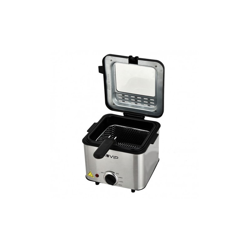 FREIDORA 1.5 LITROS INOXIDABLE 1000W MUVIP
