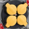 ENROLLADOR DE CABLE 25 METROS CABLE 3X1.5MM CON TAPAS ELBAT