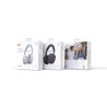 AURICULARES BLUETOOTH CON CANCELACION DE RUIDO BE55 BLANCO XO