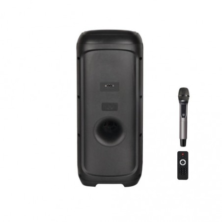 ALTAVOZ KARAOKE 40W CON MICROFONO INALAMBRICO Y RGB F70 XO