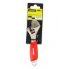 LLAVE INGLESA 6"- 150MM MANGO RECUBIERTO ROJO MADER