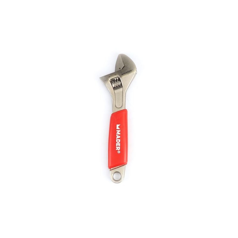 LLAVE INGLESA 8"- 200MM MANGO RECUBIERTO ROJO MADER