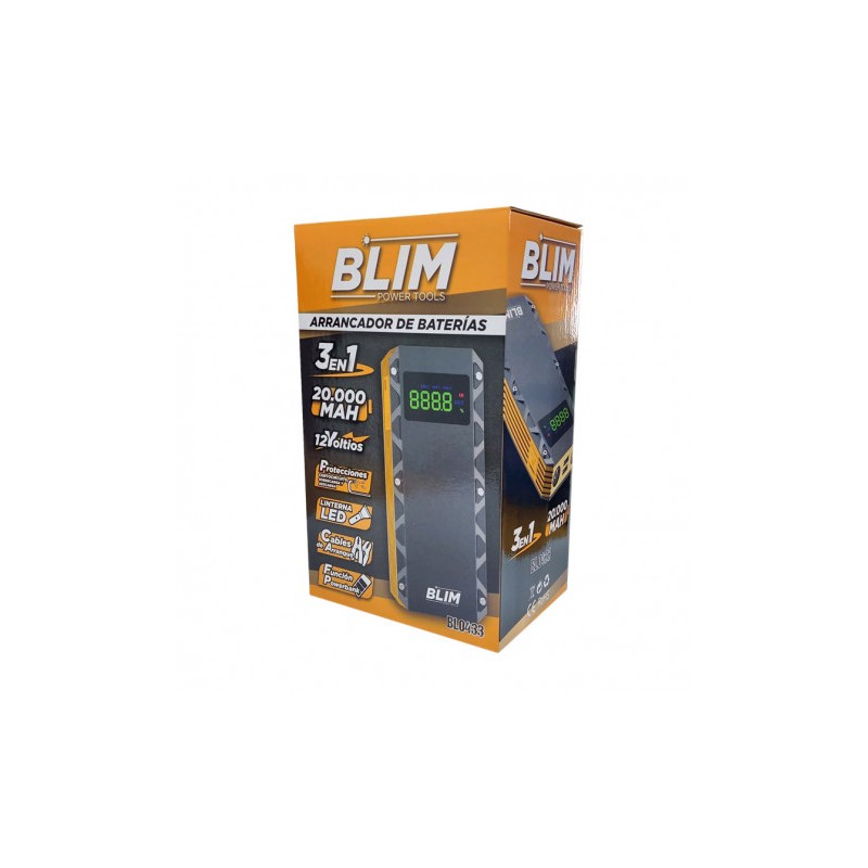 ARRANCADOR BATERIAS 3 EN 1 20.000 MAH...