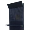 ESTANTERIA / EXPOSITOR DISPLAY 900X450X2200 COLOR NEGRO