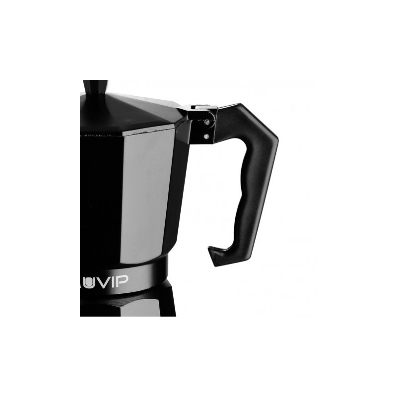 CAFETERA 1 TAZA ALUMINIO NEGRO MATE...