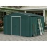 CASETA DE METAL | PUERTAS CORREDERAS 300X304.5X214.5CM (9.14M2) VERDE SUNGA