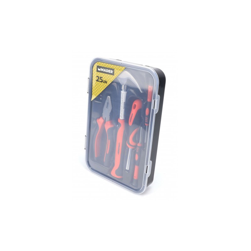 KIT HERRAMIENTAS 25PCS MADER