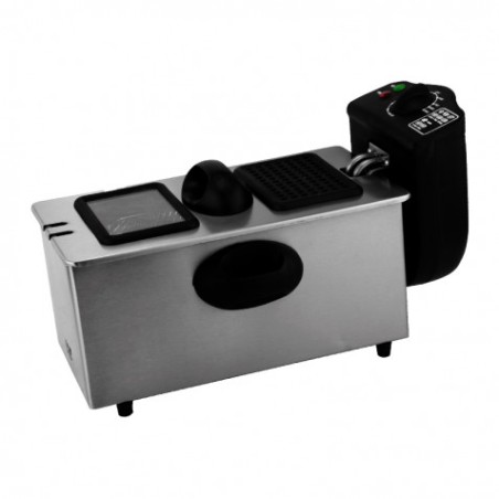 FREIDORA 3 LITROS INOXIDABLE 2000W DESMONTABLE MUVIP