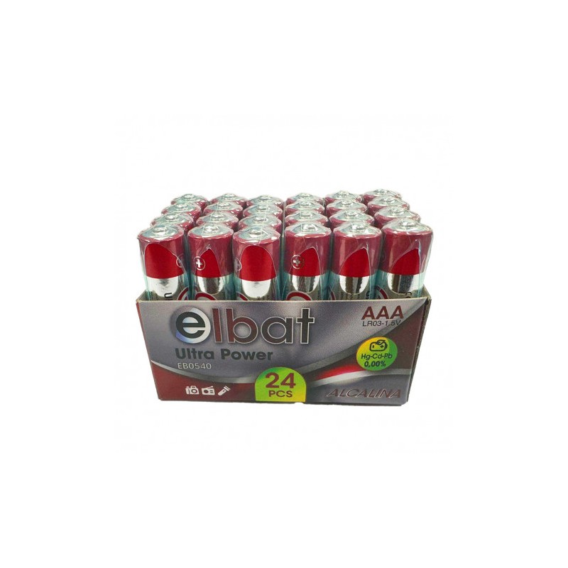 PACK 24 PCS PILAS ALCALINAS LR03/AAA...