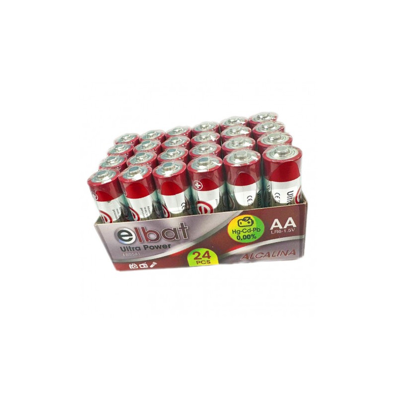 PACK 24 PCS PILAS ALCALINAS LR6/AA ELBAT