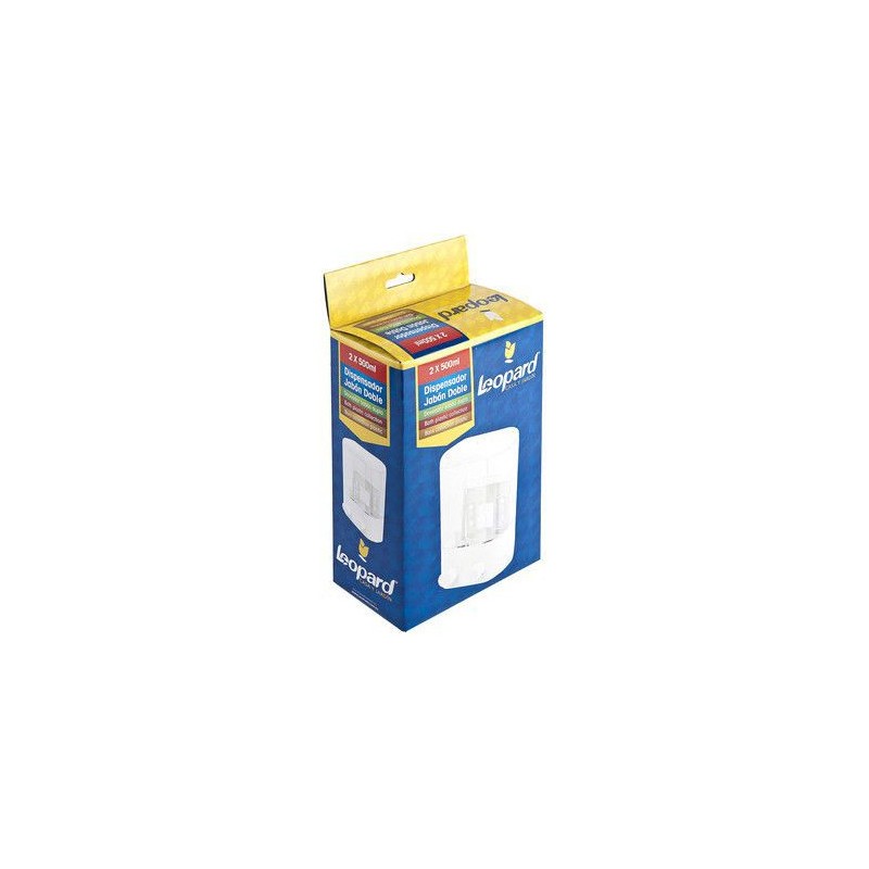 DISPENSADOR JABON-CHAMPU BAÑO 2X500ML...