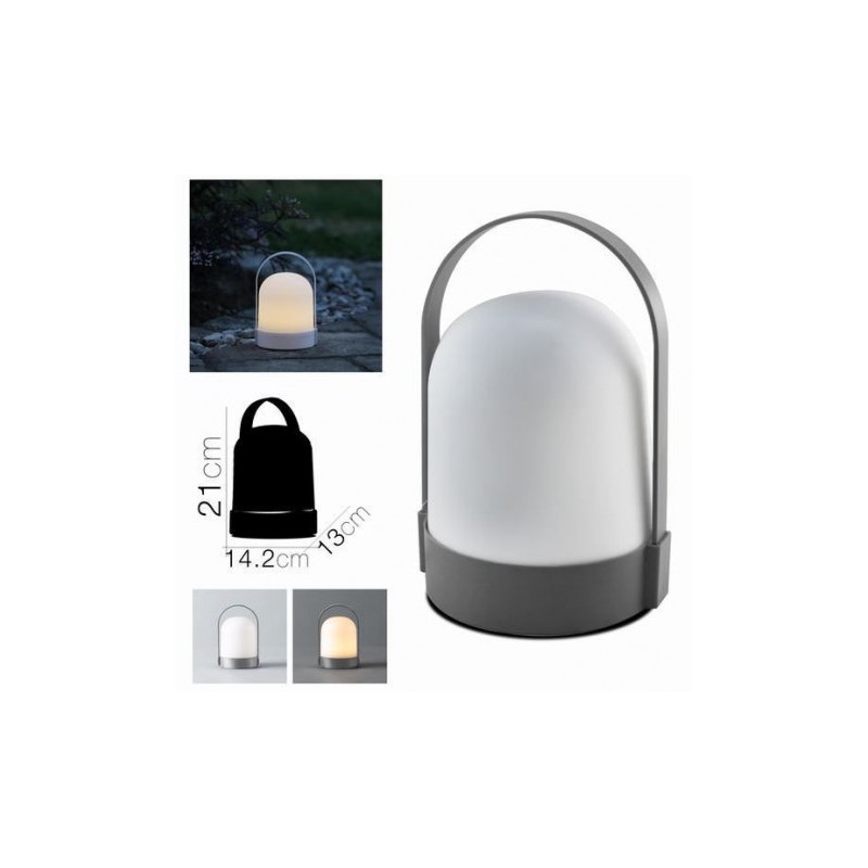 LAMPARA LED CAMPING PORTATIL 14X13X21CM