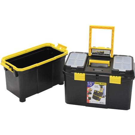 CAJA MULTIUSOS PLÁSTICO CON RUEDAS MADER - 53758-1