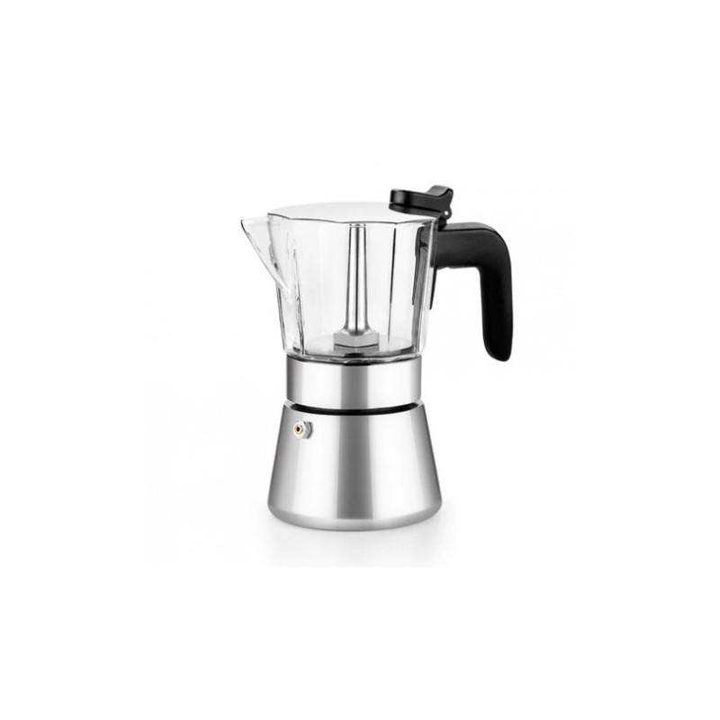 CAFETERA ITALIANA ACERO INOXIDABLE 4...