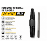 EXTRACTOR DE ROSCAS DE TUBERIAS 1/2" Y 3/4" BLIM