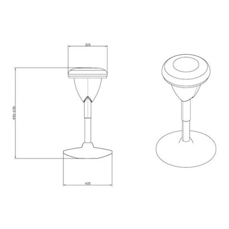 TABURETE MULTIUSOS BALANCIN DESIGN AZUL CROMAD
