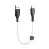 CABLE NB247 CARGA RAPIDA USB - TIPO C | 6A | 25CM CON CLIP | BLANCO XO