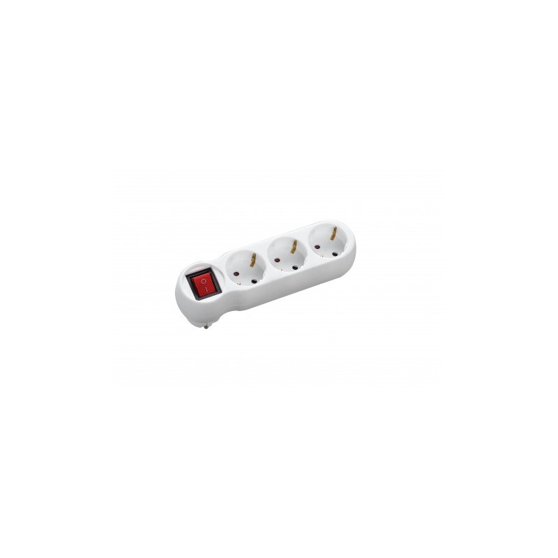 BASE MULTIPLE 3 TOMAS CON INTERRUPTOR...