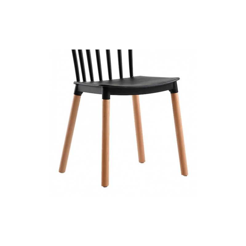 PACK 2 SILLAS DESIGN D800 NEGRAS MUVIP