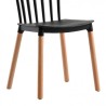 PACK 2 SILLAS DESIGN D800 NEGRAS MUVIP