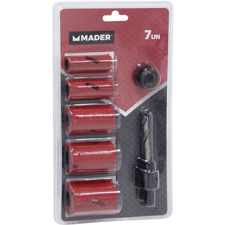 JUEGO 7 PCS CORONAS BI-METAL MADER - 95887