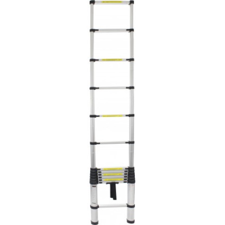 ESCALERA EXTENSIBLE ALUMINIO 12 PELDAÑOS 3.8 METROS MADER