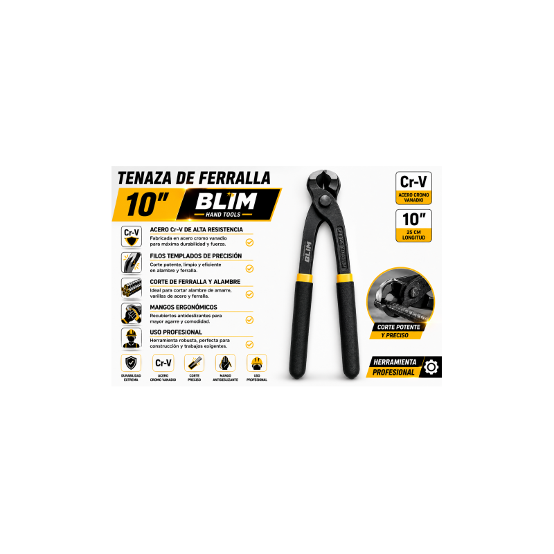 TENAZA DE FERRALLA 10" BLIM