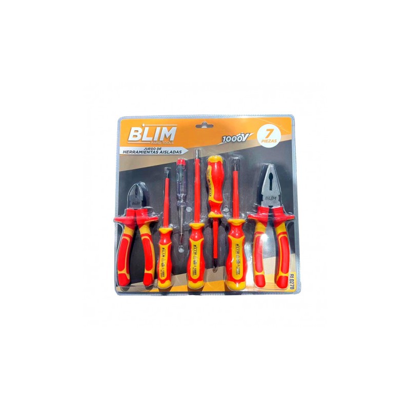 JUEGO 7 PCS HERRAMIENTAS AISLADAS...