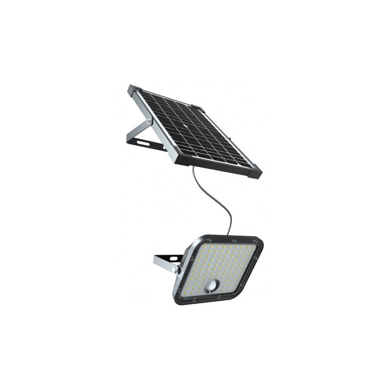 FOCO LED SOLAR 30W 4800LM CON SENSOR...