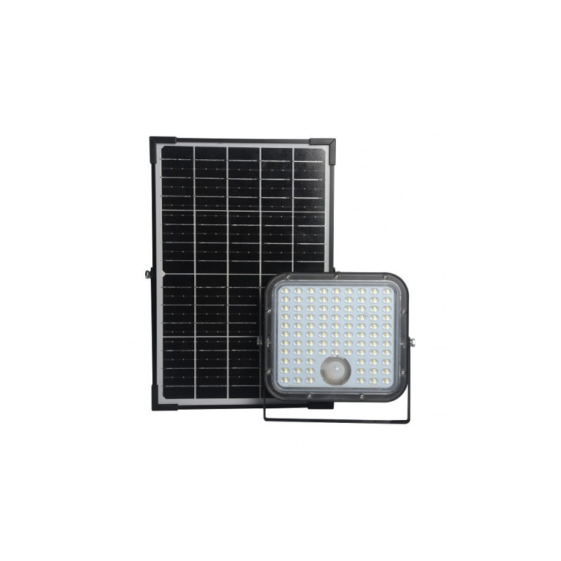 FOCO LED SOLAR 30W 4800LM CON SENSOR...