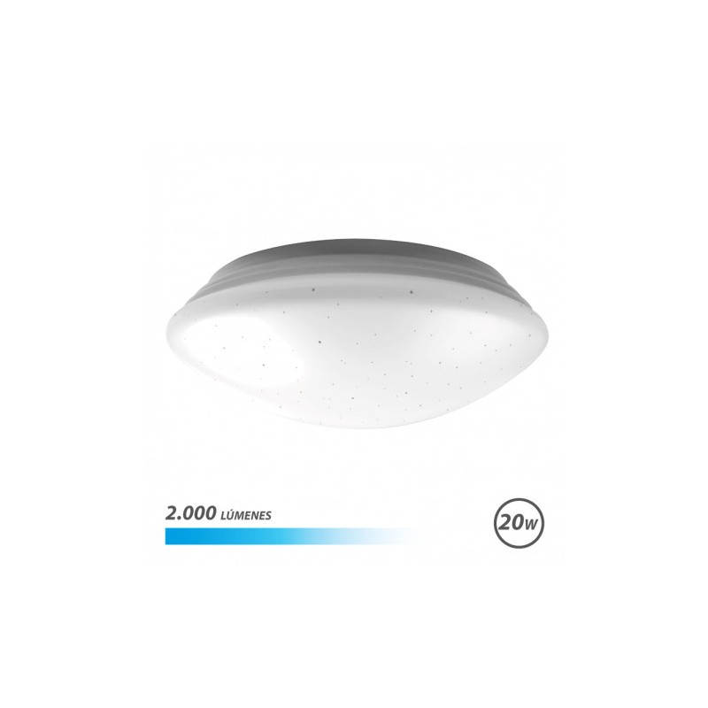 APLIQUE LED TECHO REDONDO 20W 2000LM...