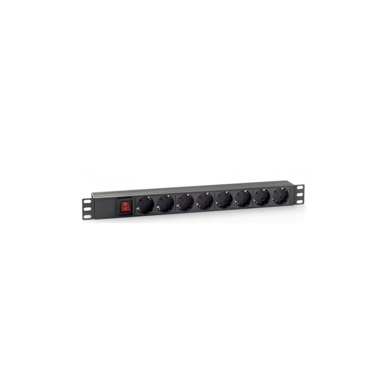 REGLETA PDU RACK 19" 8 TOMAS +...