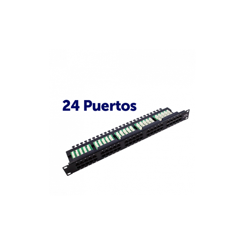 PANEL PARCHEO 24P KRONE 19" UTP CAT 6...