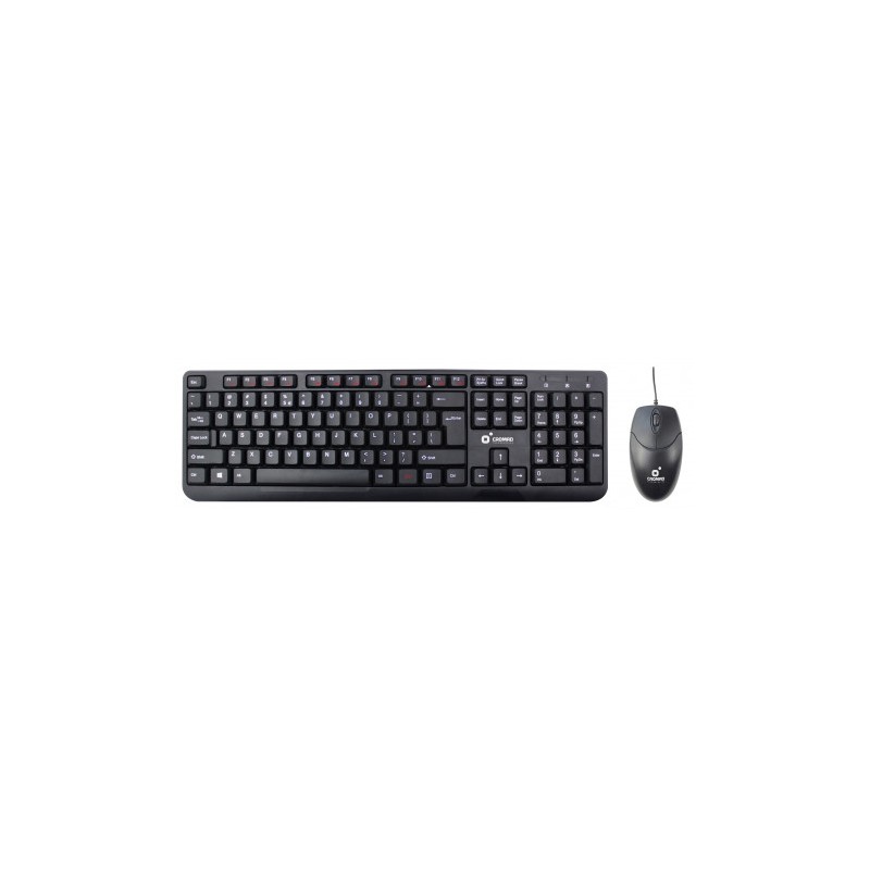 KIT TECLADO + RATÓN CON CABLE USB CROMAD