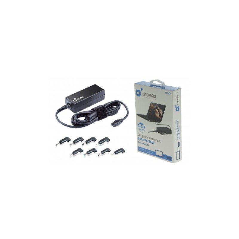 CARGADOR UNIVERSAL AUTOMÁTICO 45W CROMAD