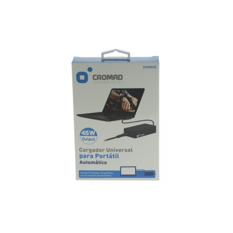 CARGADOR UNIVERSAL AUTOMÁTICO 45W CROMAD