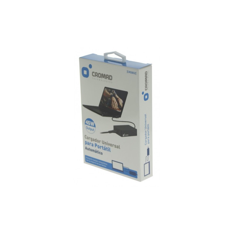 CARGADOR UNIVERSAL AUTOMÁTICO 45W CROMAD