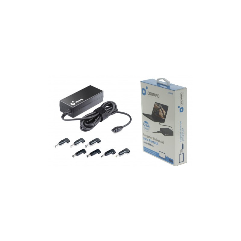 CARGADOR UNIVERSAL AUTOMÁTICO 65W CROMAD