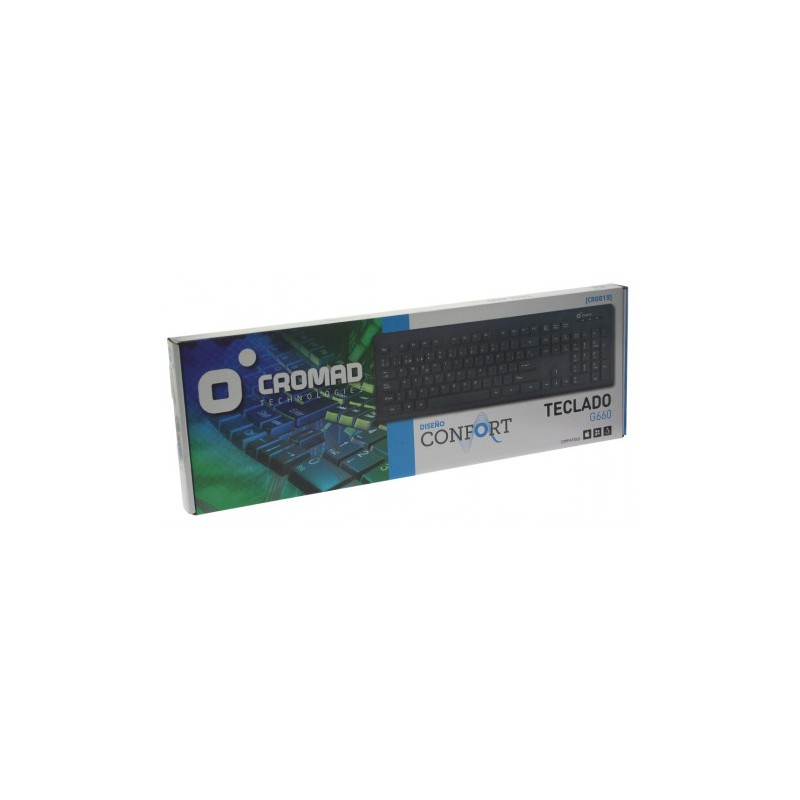 TECLADO CONFORT G660 GRIS CROMAD