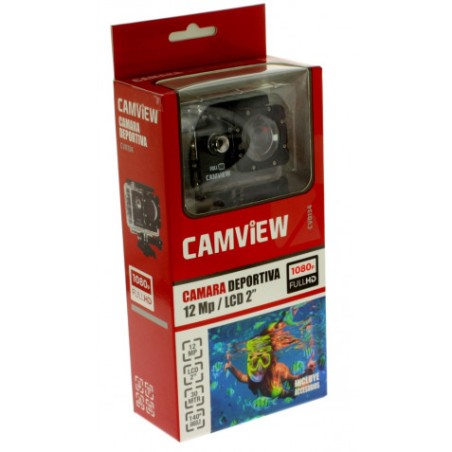 CAMARA DEPORTIVA FULL HD 1080P 12MPX | LCD 2" | CAMVIEW