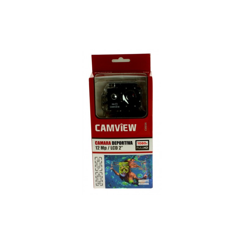 CAMARA DEPORTIVA FULL HD 1080P 12MPX...