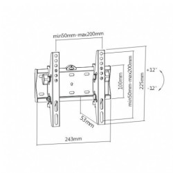 SOPORTE DE PARED TV LED LCD... 2