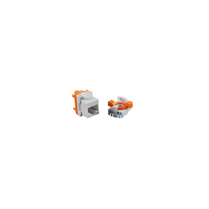 CONECTOR HEMBRA RJ45 CAT6 UTP TOOLESS...